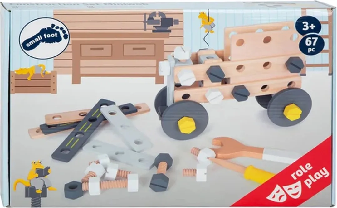 Small Foot Miniwob Houten Constructieset 67 Onderdelen