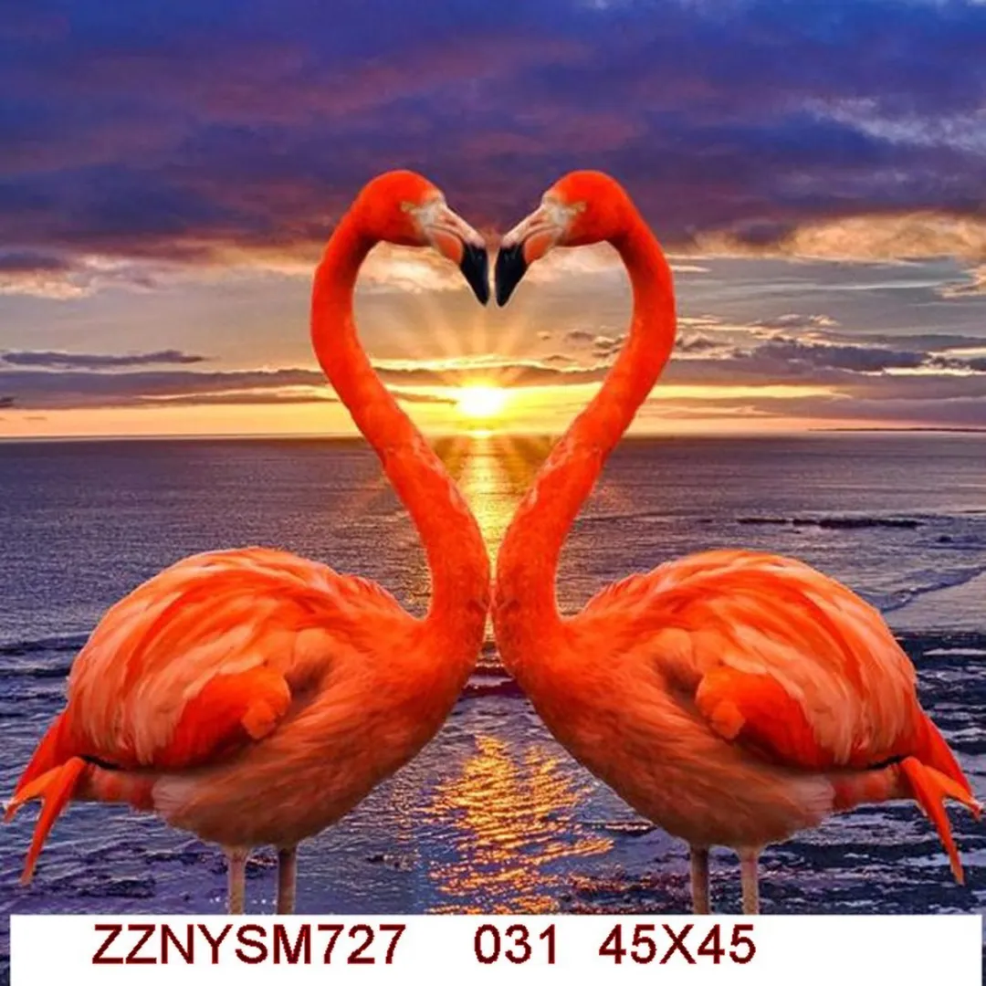 VDTOYS Diamond Painting VDTV031 Flamingo - 45x45cm