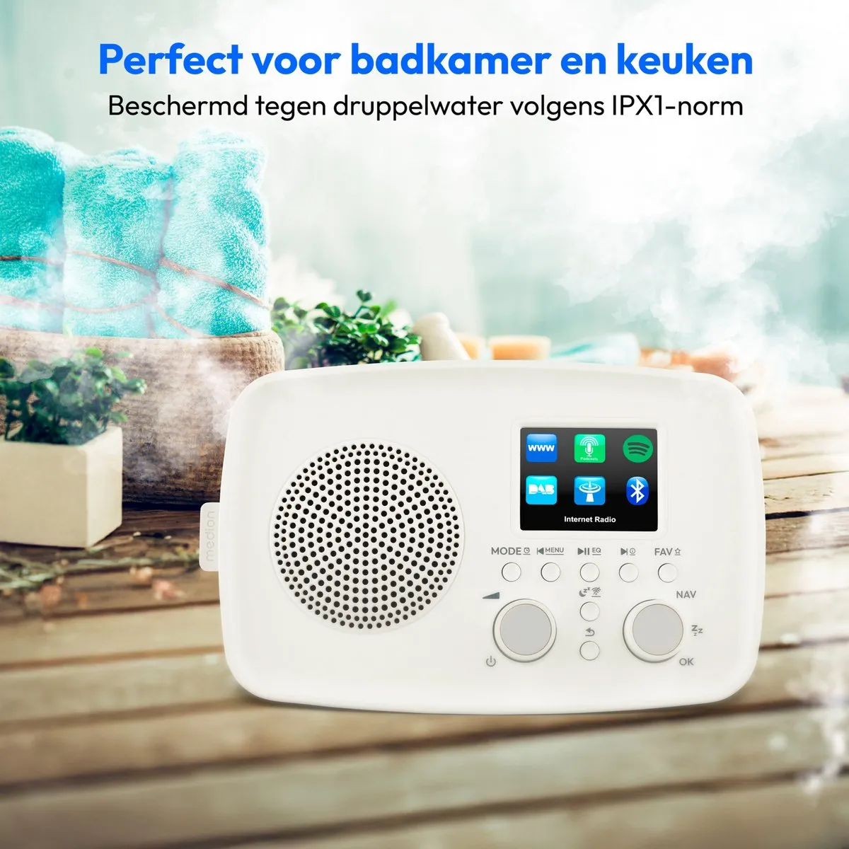 Medion MD89318 Internetradio DAB+ - wit