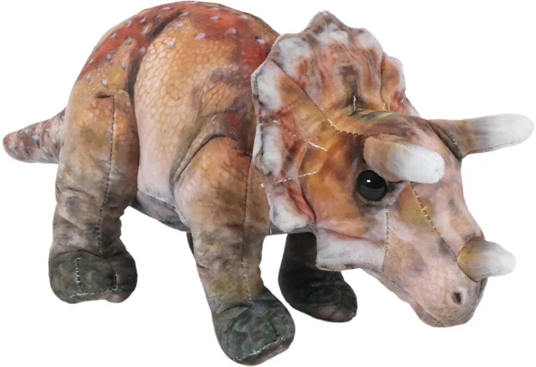 PIA Soft Toys Pluche Knuffel Dinosaurus Triceratops 30cm
