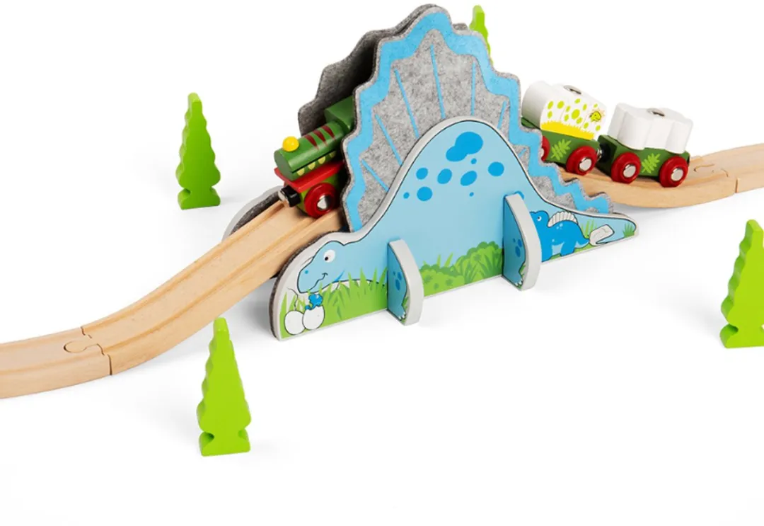 BigJigs Dino Riser Tunnel - Multicolor