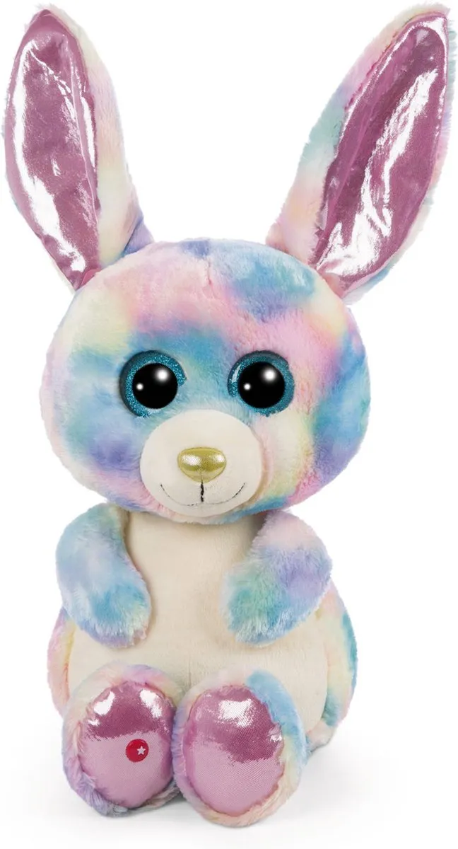 Nici Glubschis Pluchen Konijn Rainbow Candy 45cm