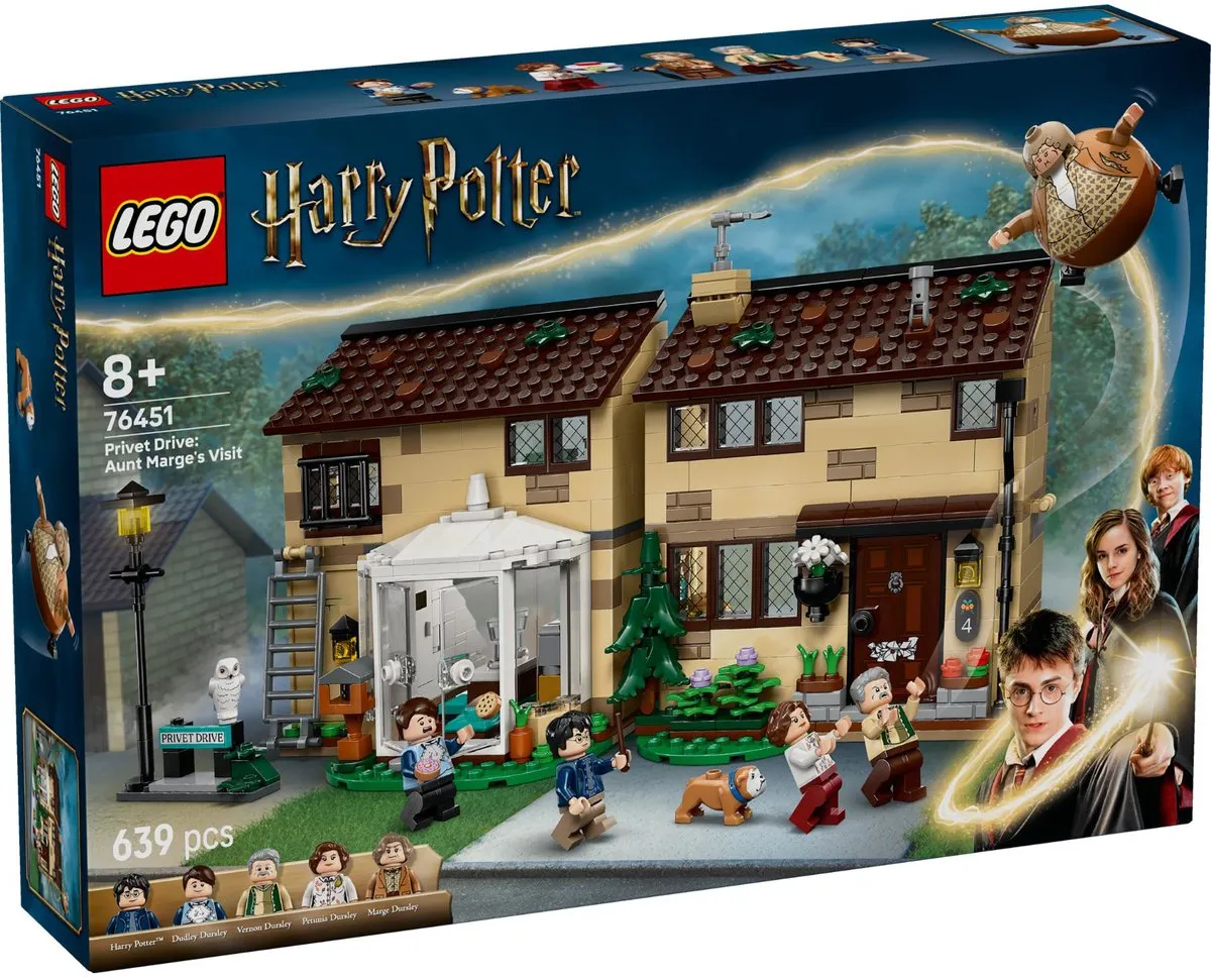 LEGO Harry Potter 76451 Ligusterlaan Bouwpakket - 639 Stukken - 5 Minifiguren - Multicolor