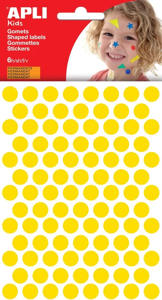Apli Kids Stickers Cirkel Ø10mm