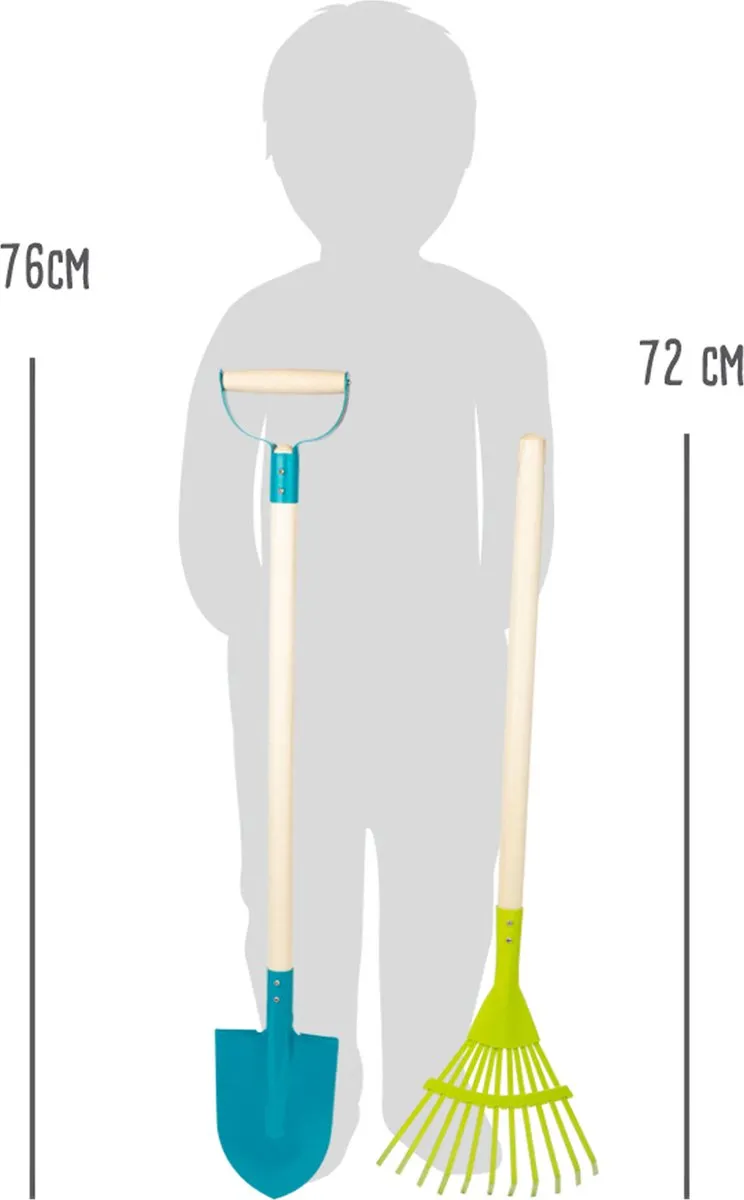 Small Foot Gardentoolset Duo - Blauw/Groen