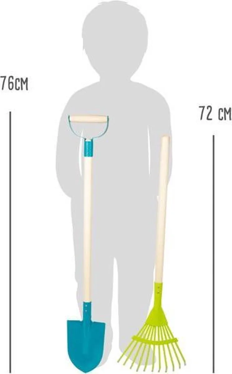 Small Foot Gardentoolset Duo - Blauw/Groen