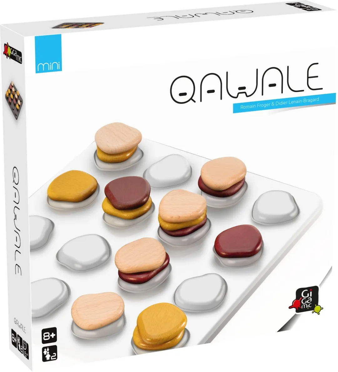 Gigamic Qawale Mini Strategisch Natuurspel - 2 Spelers