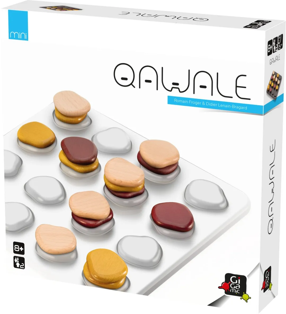 Gigamic Qawale Mini Strategisch Natuurspel - 2 Spelers