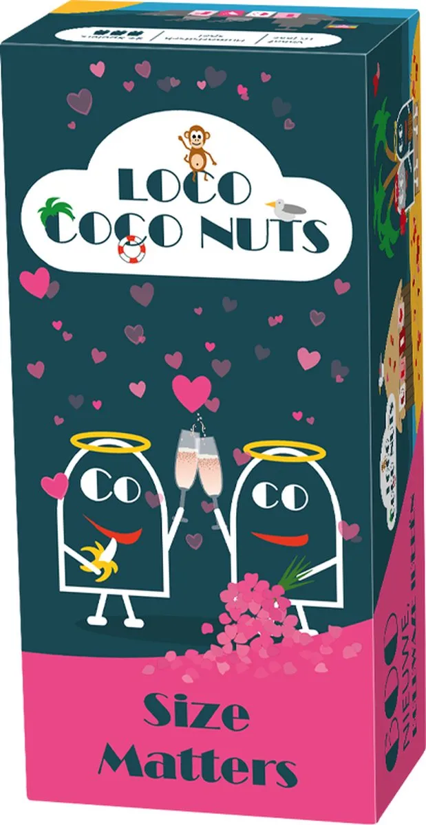 Geronimo Games Loco Coco Nuts Size Matters Kaartspel