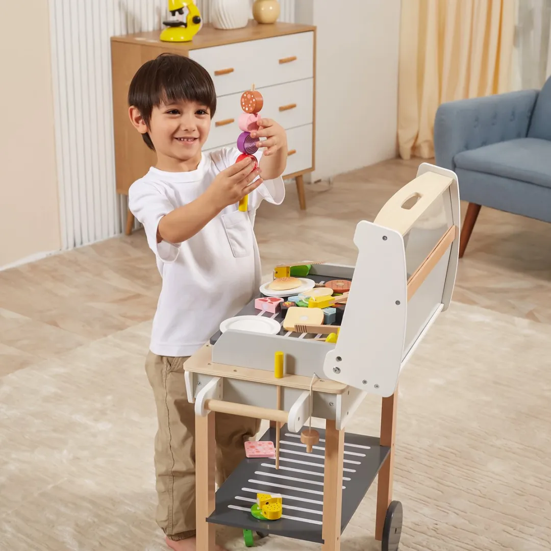 Viga Toys Houten BBQ Set - Multi