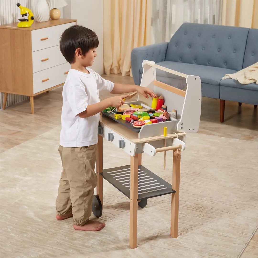 Viga Toys Houten BBQ Set - Multi