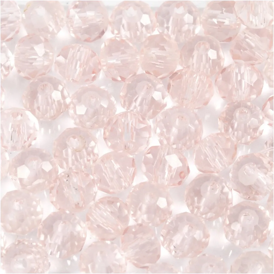 Creativ Company Creotime Kralenset Lichtroze 4mm - 45 Stuks