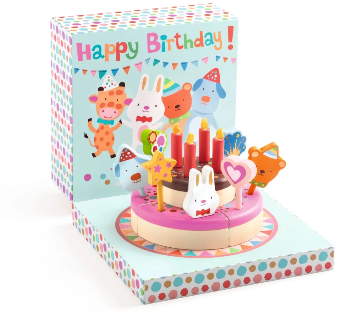 Djeco Happy Birthday Houten Speelgoed
