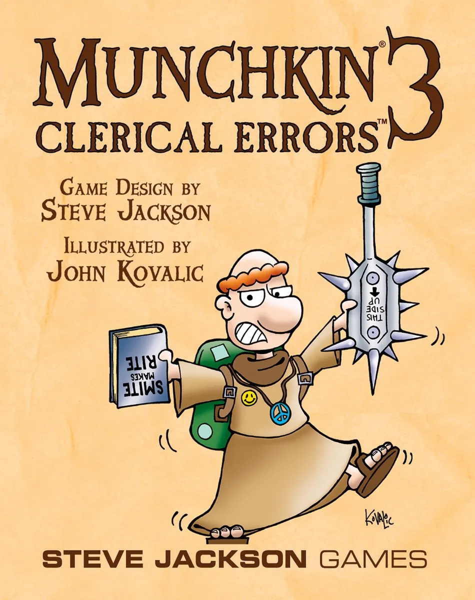 Steve Jackson Games Munchkin 3 Clerical Errors Uitbreiding