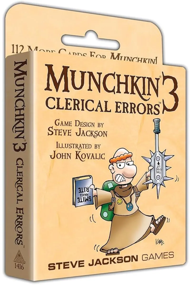 Steve Jackson Games Munchkin 3 Clerical Errors Uitbreiding