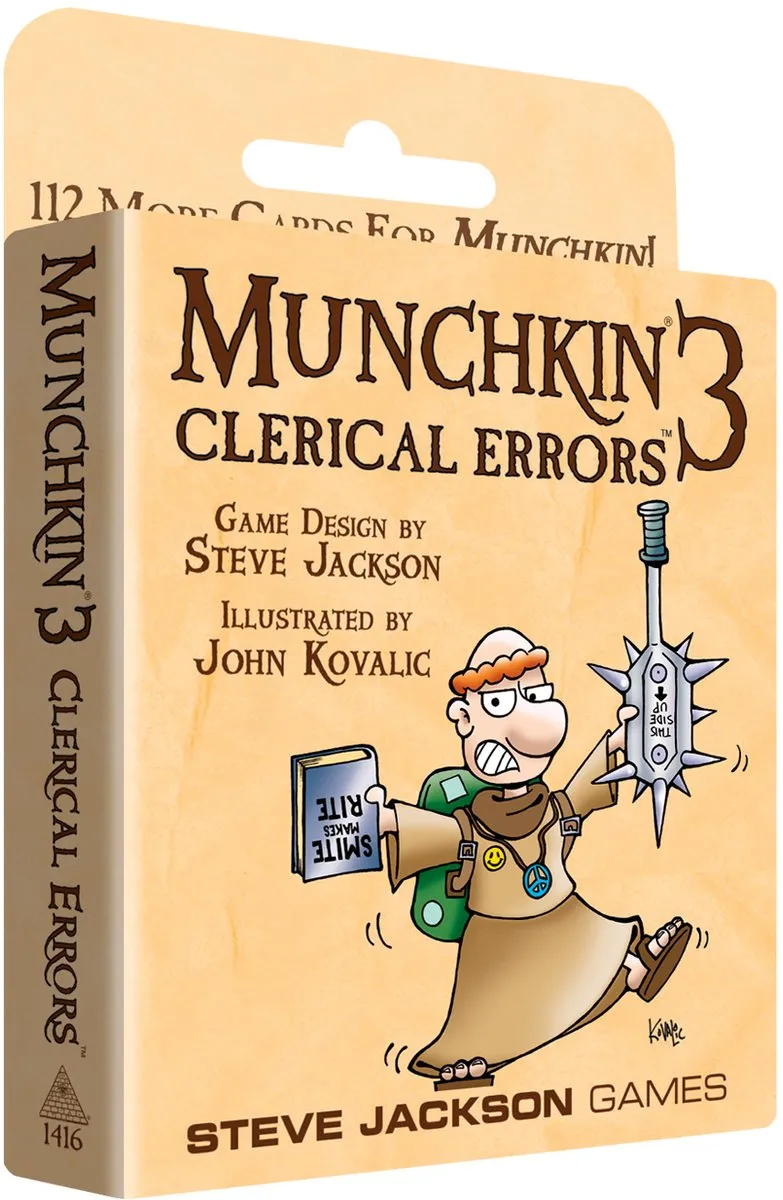 Steve Jackson Games Munchkin 3 Clerical Errors Uitbreiding