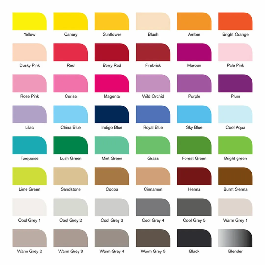 Winsor & Newton Promarker Brush 48 Essential Collection - 48 Stuks