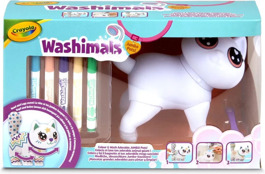 Crayola Washimals Jumbo Pets Set Big Jenny