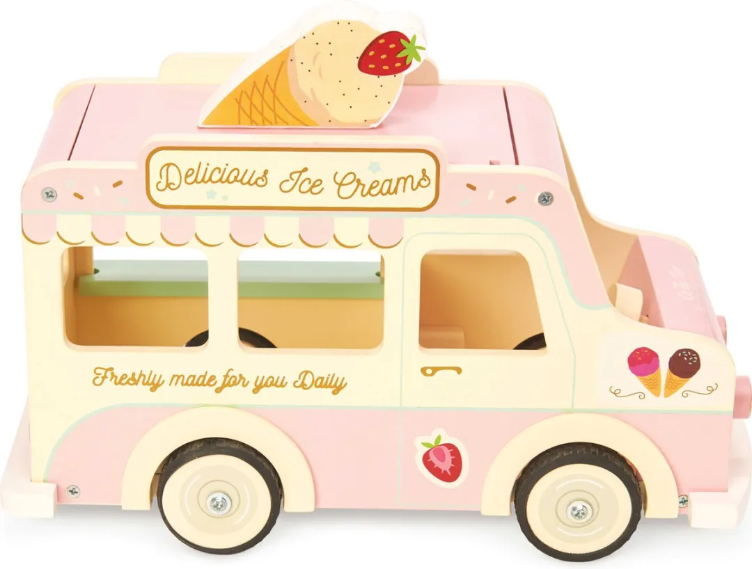 Le Toy van Houten Vintage IJscowagen Roze/Room - 410ME083