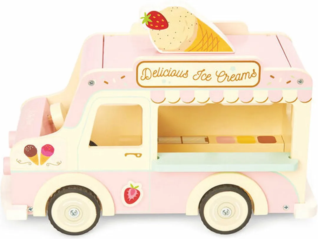 Le Toy van Houten Vintage IJscowagen Roze/Room