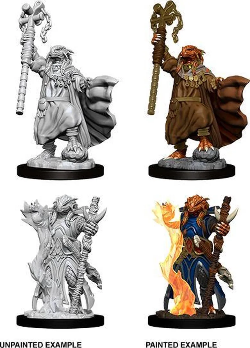 Wizkids D&D Nolzur's Marvelous Miniatures Dragonborn Sorcerer - Multi