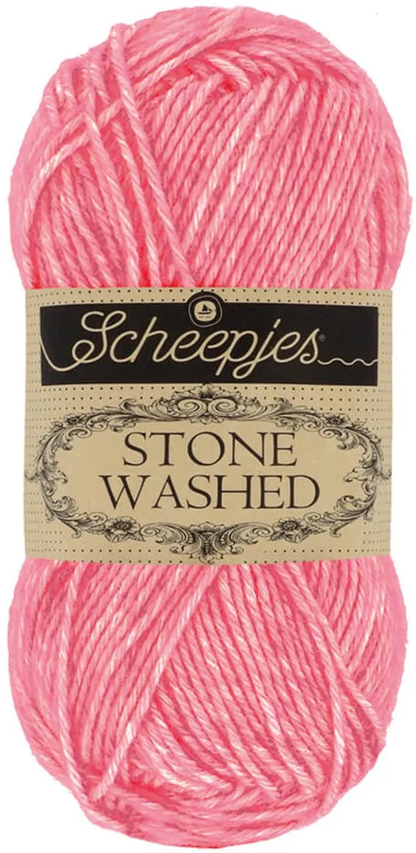 Scheepjes Stone Washed 50g Rhodochrosite Roze