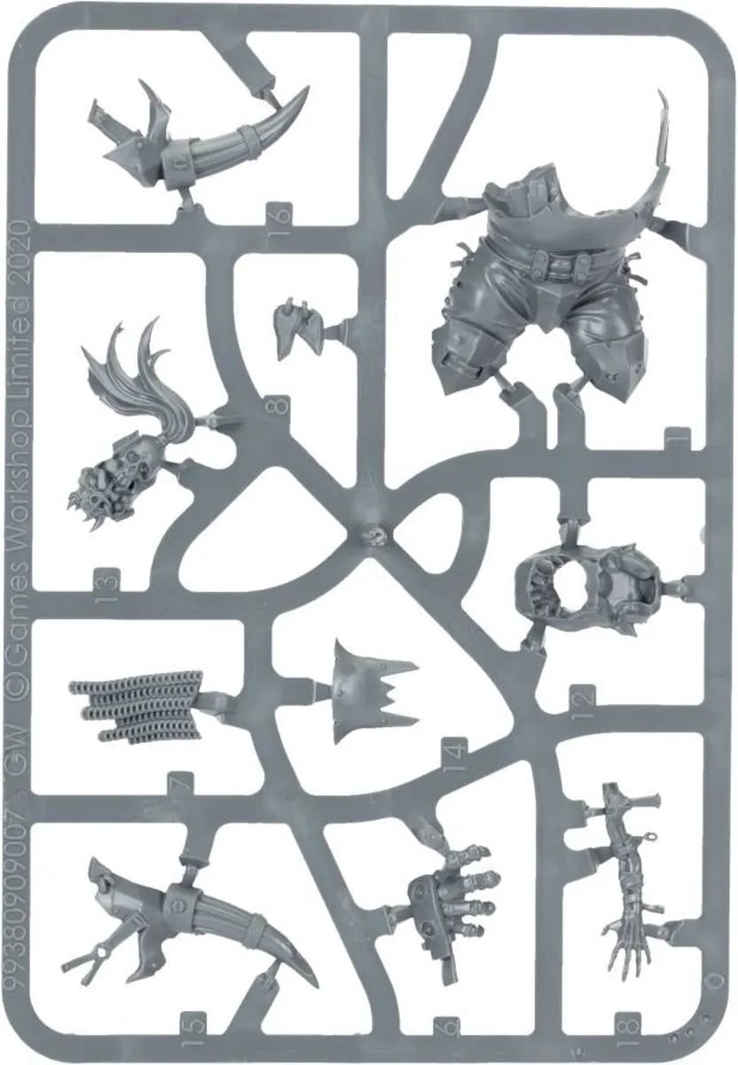 Games Workshop Blood Bowl Varag Ghoul-Chewer - 18 Onderdelen