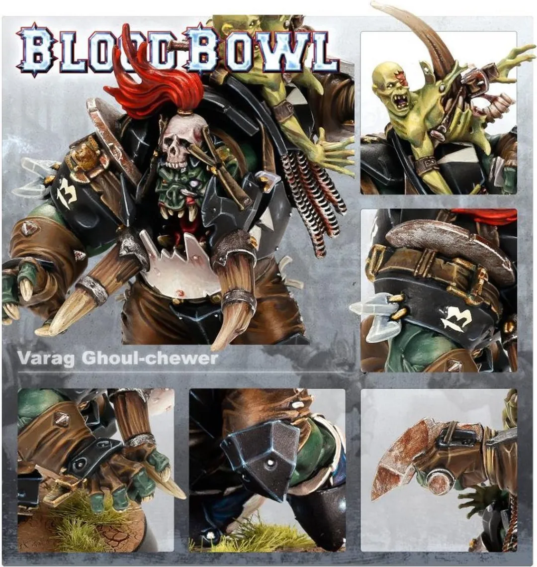 Games Workshop Blood Bowl Varag Ghoul-Chewer - 18 Onderdelen