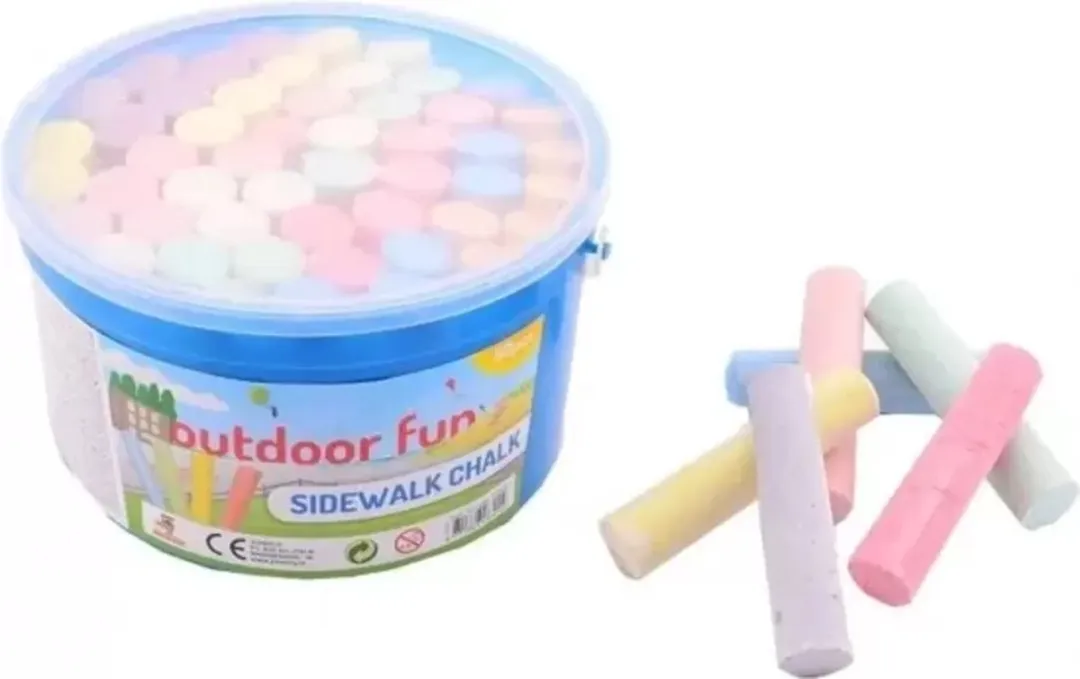 Johntoy Stoepkrijt 50 Stuks - Multicolor