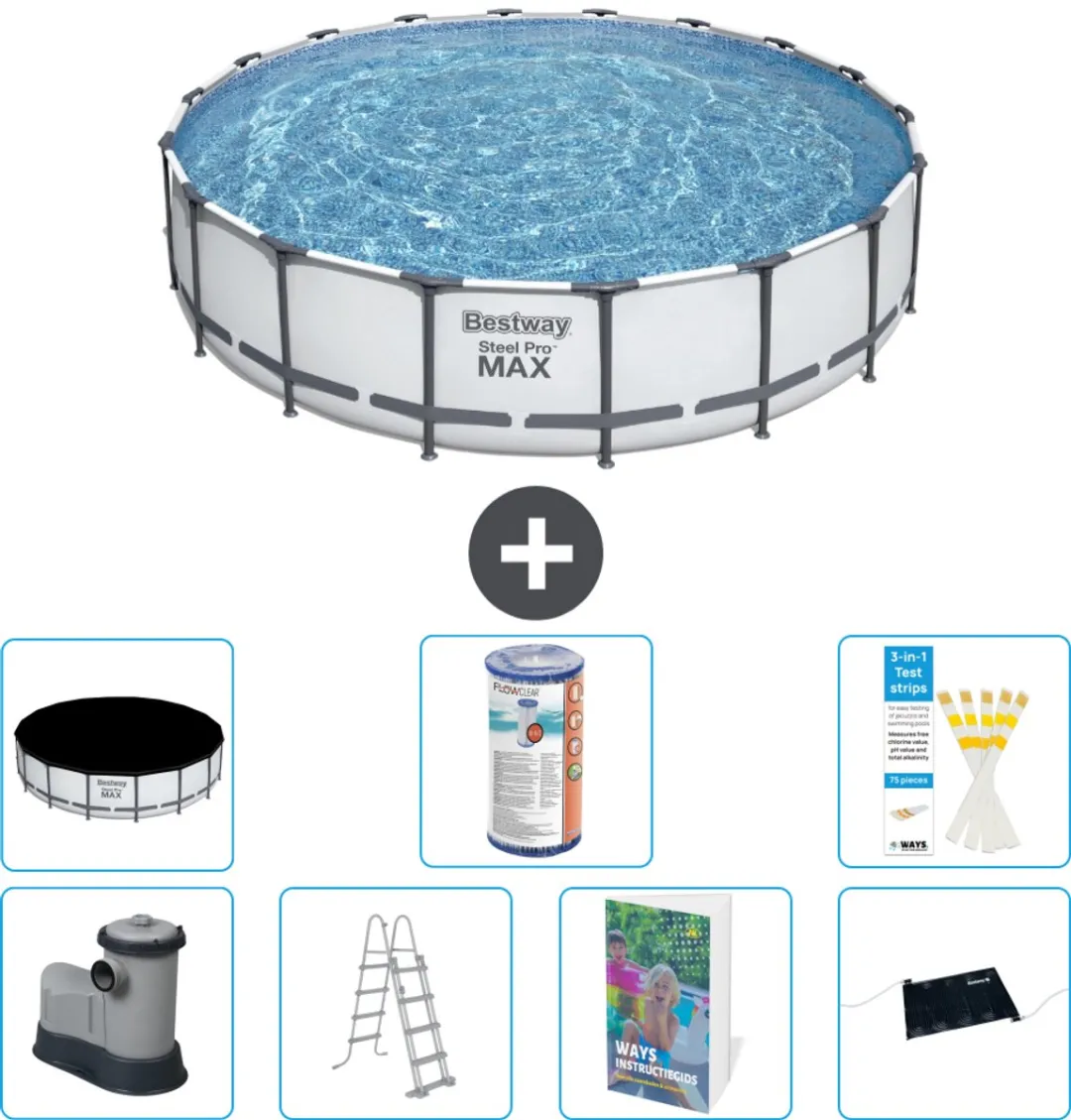 Bestway Steel Pro MAX Zwembad 549x122cm