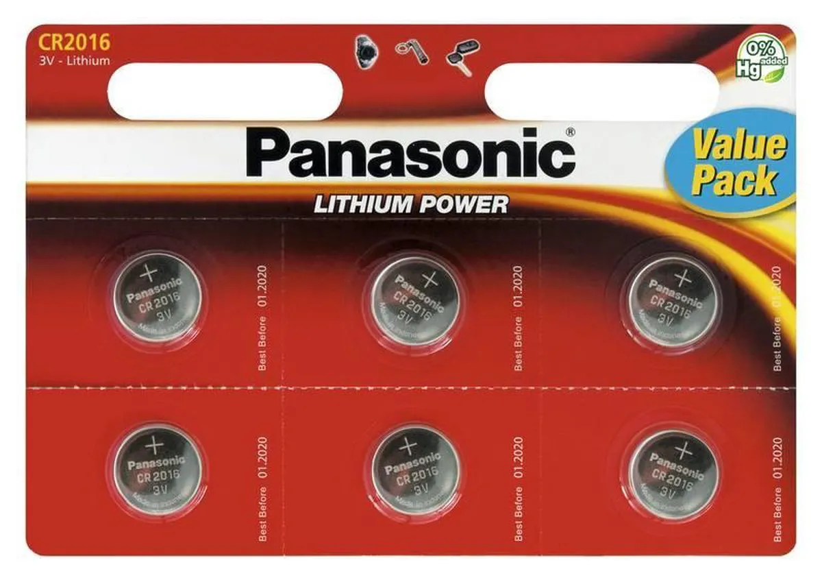 Panasonic CR-2032 Knoopcel - 6 Stuks