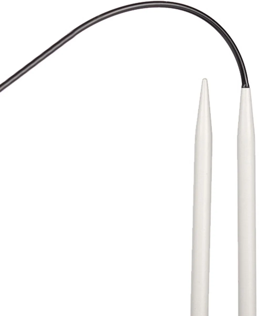 Drops Basis Rondelle Naald 4.0mm - 40cm Grijs