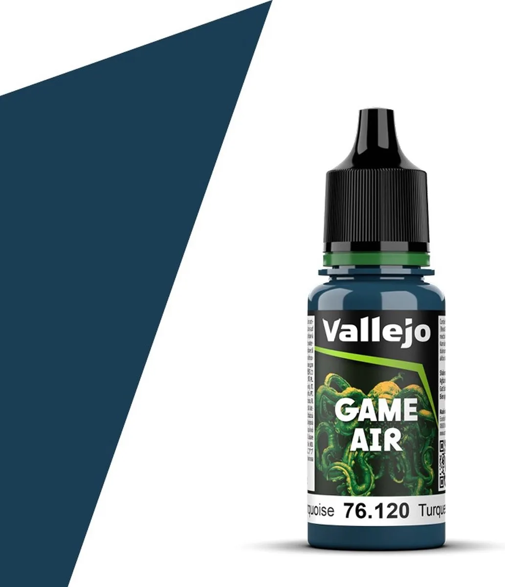 Vallejo Hobbyverf Acryl 76120 Game Air Abyssal Turquoise