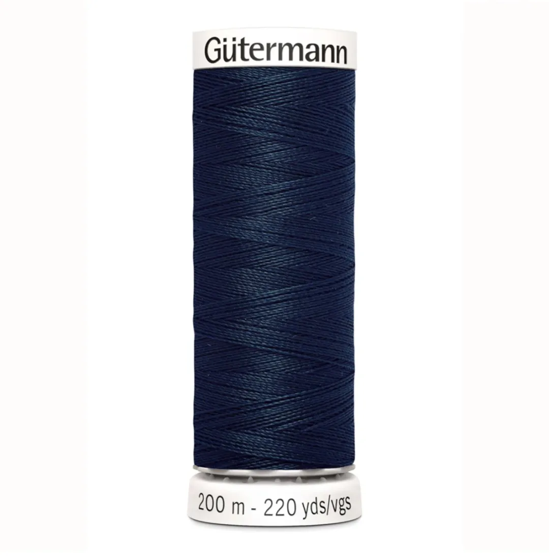 Gutermann Polyester Naaigaren 200m - Donkerblauw 487