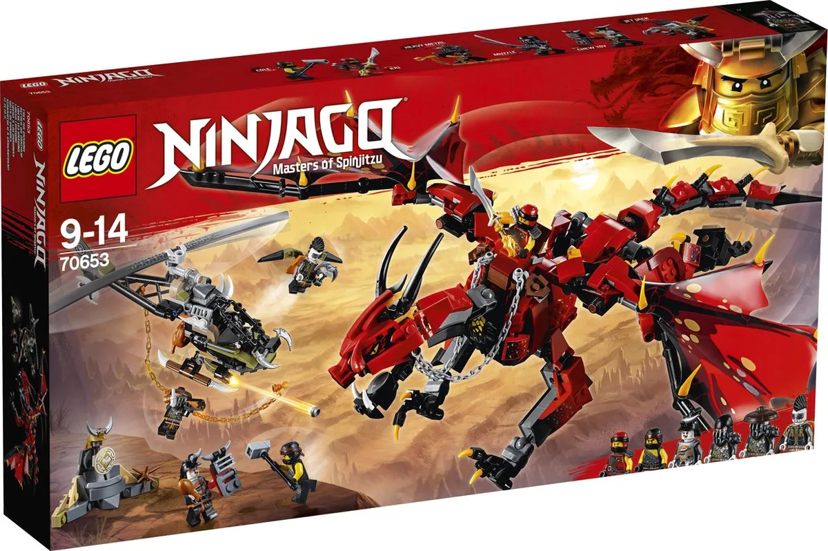 LEGO Ninjago Firstbourne Draak 70653 - 882 Stukken - afbeelding 2 van 6