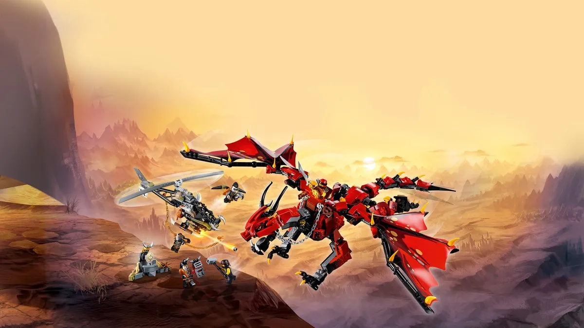 LEGO Ninjago Firstbourne Draak 70653 - 882 Stukken - afbeelding 4 van 6