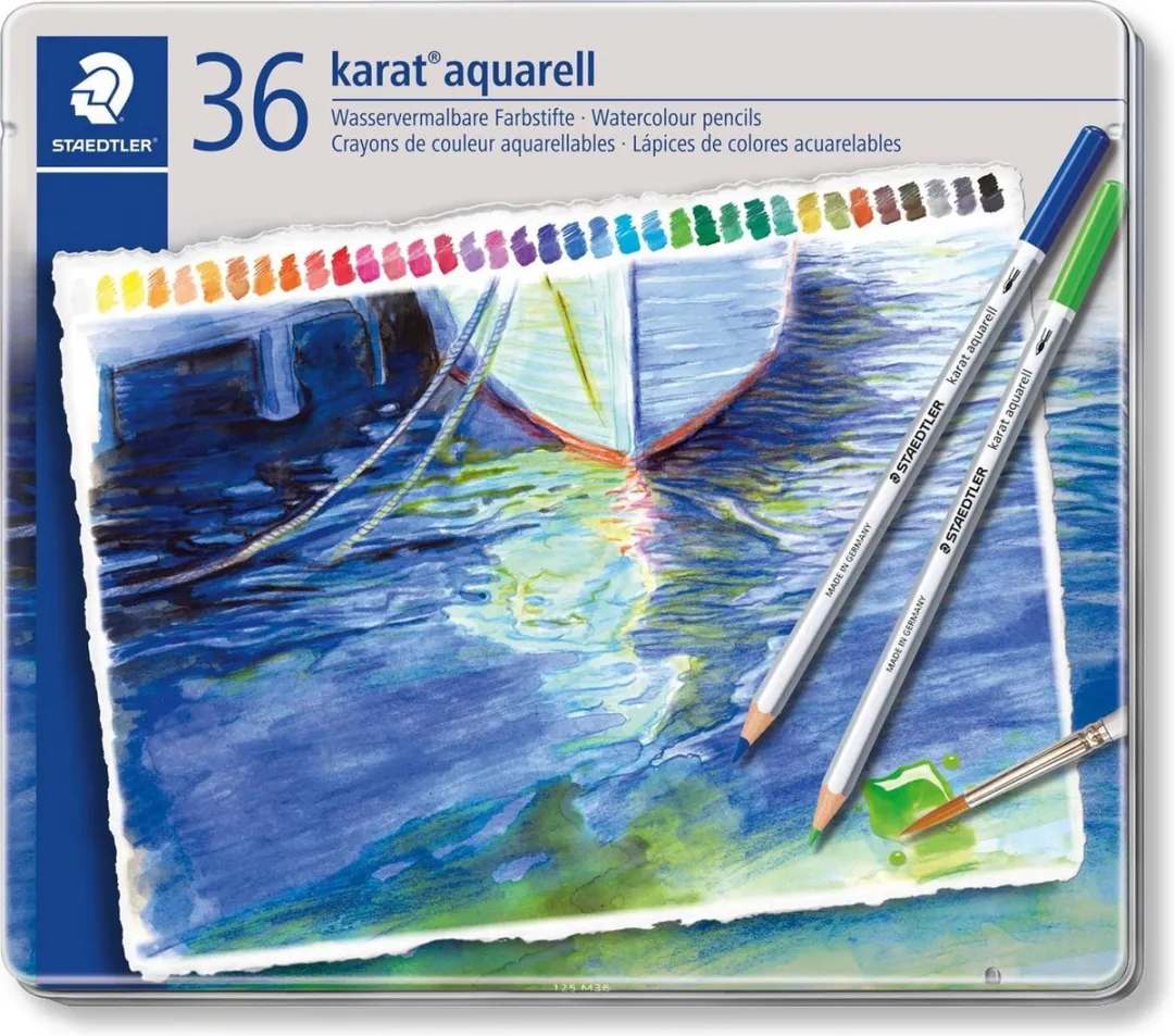 STAEDTLER Karat Aquarel Potloodset 36 Stuks