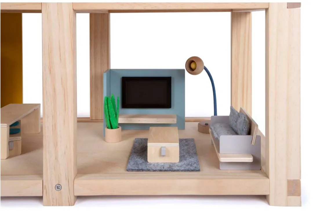 Small Foot Houten Poppenhuis met Meubels - 5 Poppen