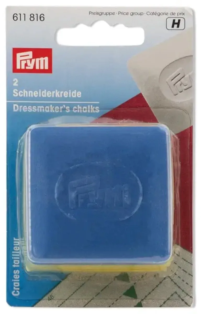 Prym Kleermakerskrijt Geel & Blauw