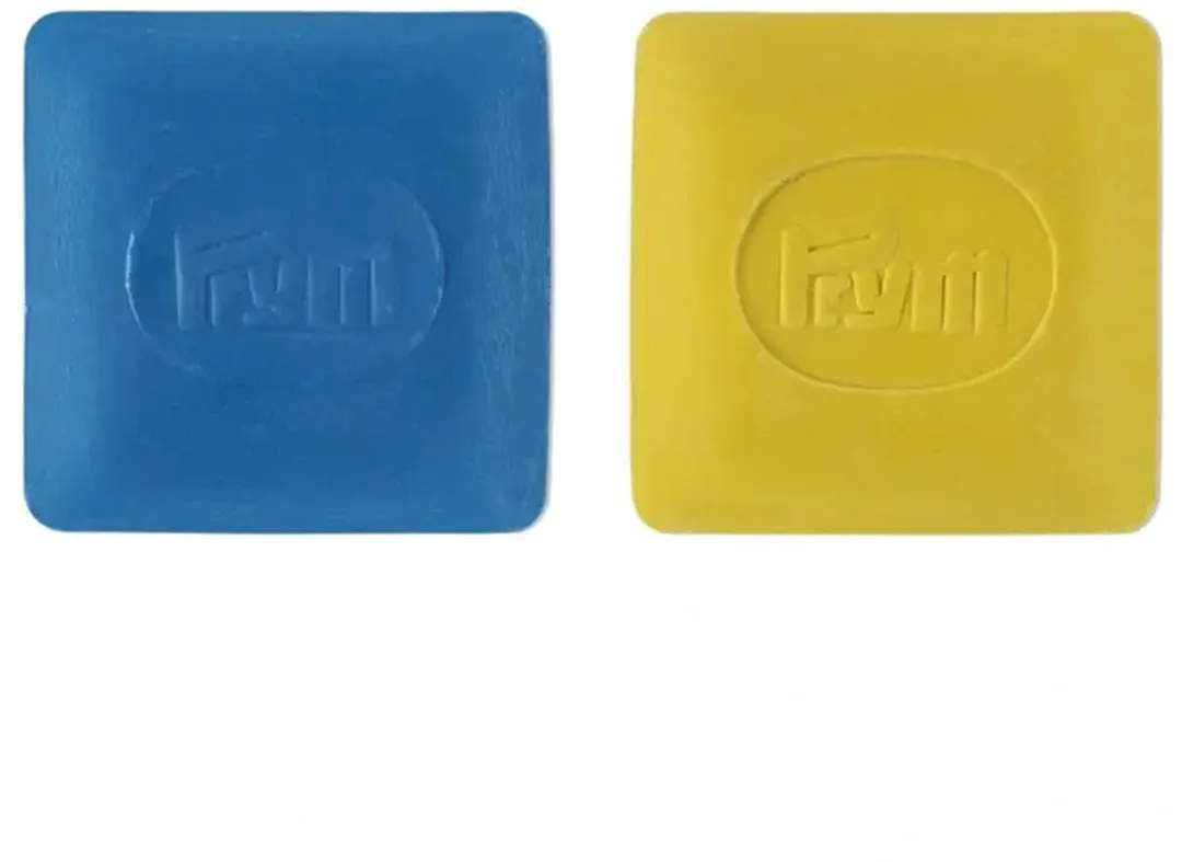 Prym Kleermakerskrijt Geel & Blauw - 2 Stuks