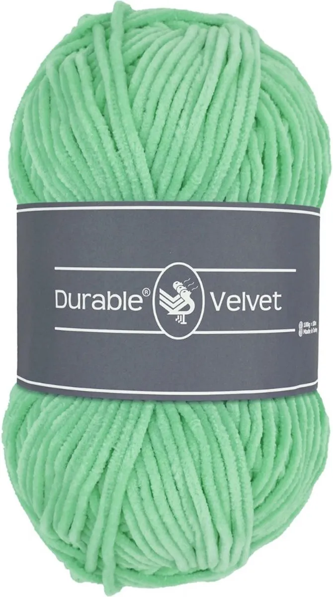 Durable Velvet Chenille Garen Mint