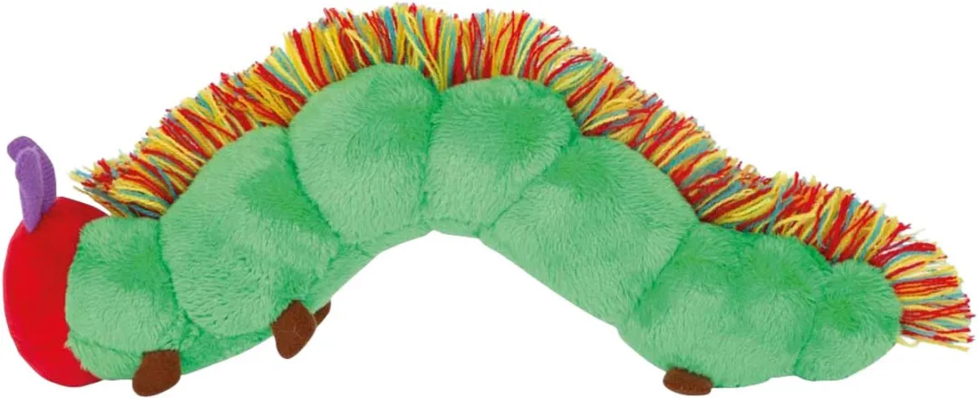 Small Foot Rupsje Nooitgenoeg Knuffel 28cm - Multicolor