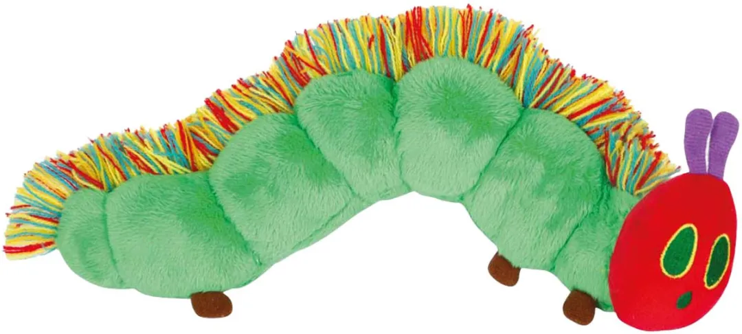 Small Foot Rupsje Nooitgenoeg Knuffel 28cm - Multicolor