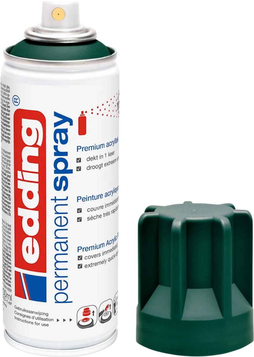 edding 5200 Spuitverf Mosgroen Mat 200ml
