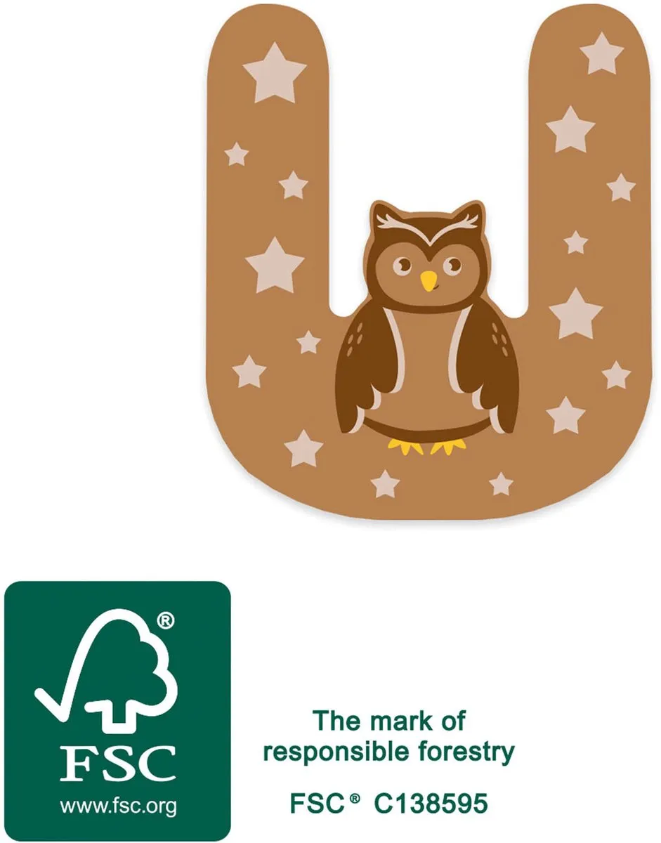 Small Foot Houten Kinderletter U