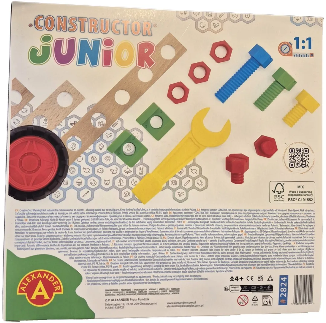 Alexander Toys Constructor Junior Helikopter 80 Stuks - Multicolor