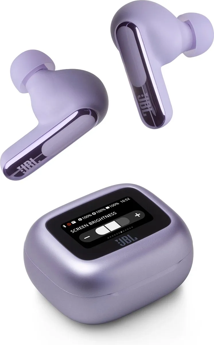 JBL Live Beam 3 Oordopjes - Paars - Bluetooth Noise Cancelling