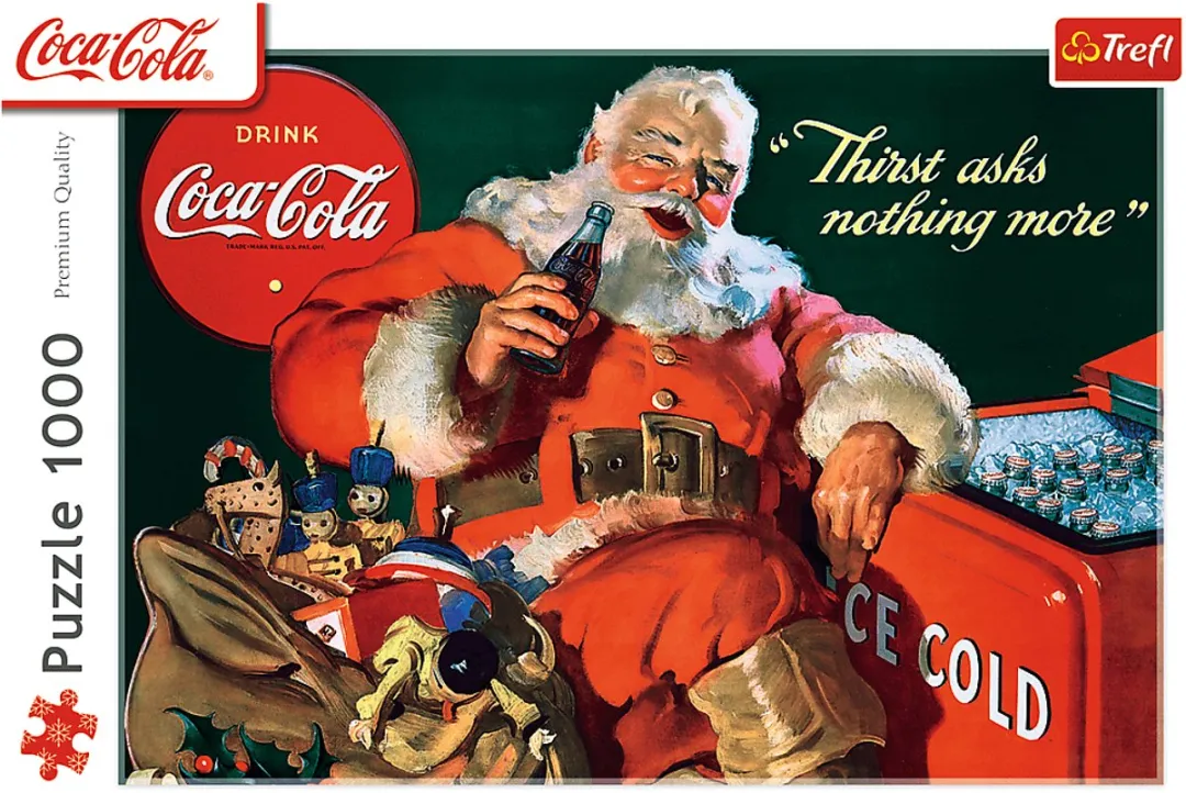 Trefl Coca-Cola Kerstcadeaus Puzzel 1000 Stuks - FSC Karton
