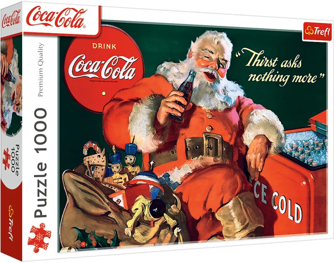 Trefl Coca-Cola Kerstcadeaus Puzzel 1000 Stuks - FSC Karton