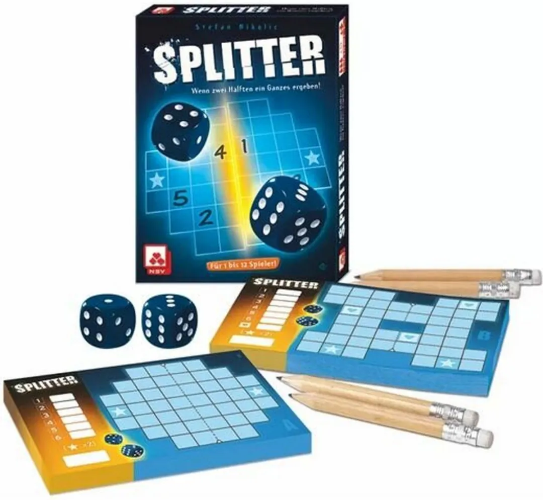White Goblin Games Splitter Dobbelspel - 1 tot 12 Spelers - Meerdere Kleuren